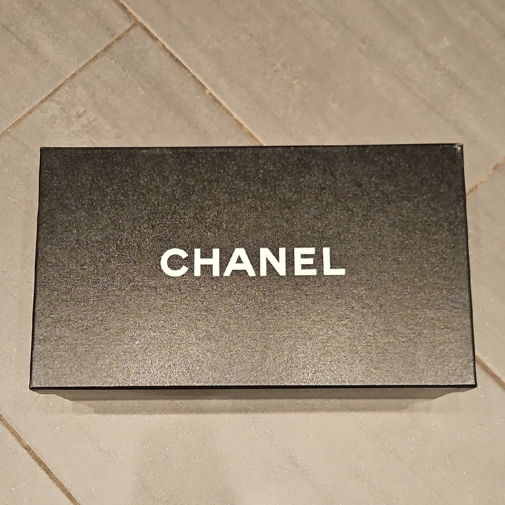 AUTHENTIC CHANEL BALLET FLAT SHOE GIFT BOX 11.5" X 6.5" X 3.5" & TISSUE PAPER